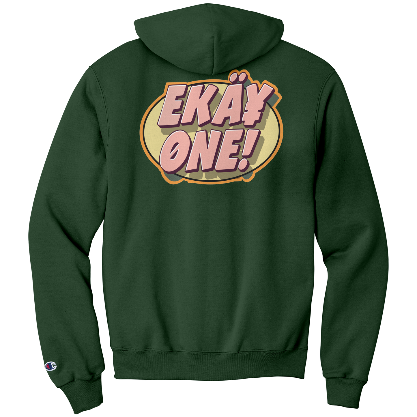 EKAY_ONE_Hoodie_Dark_Green_Back_Mockup.png
