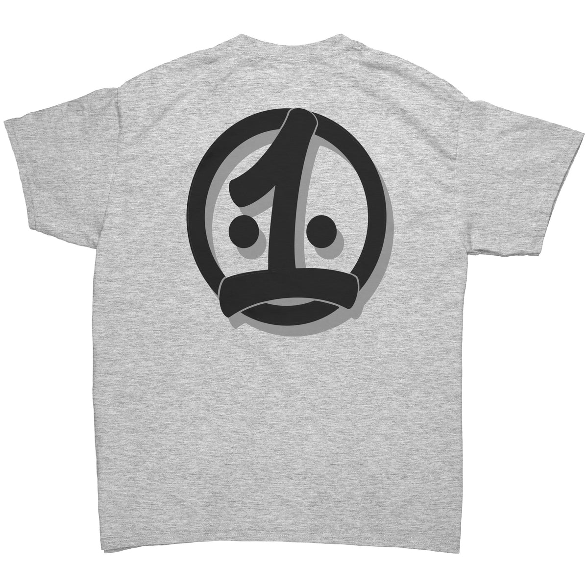 Solid black ONER short sleeve