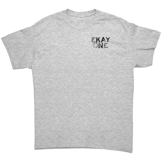 Solid black ONER short sleeve
