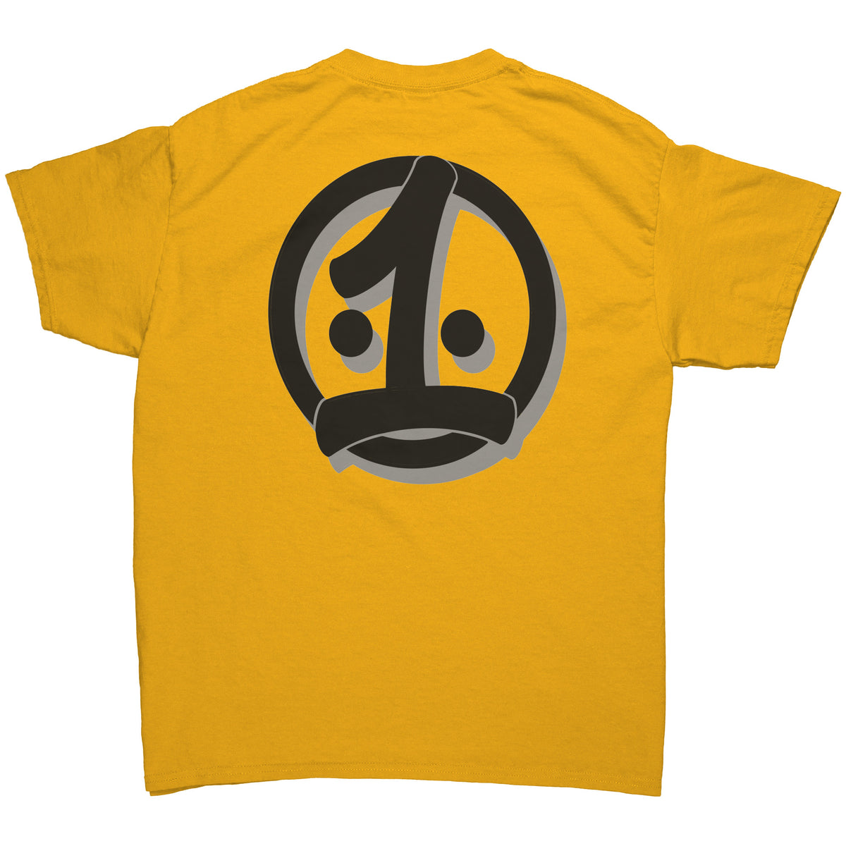 Solid black ONER short sleeve