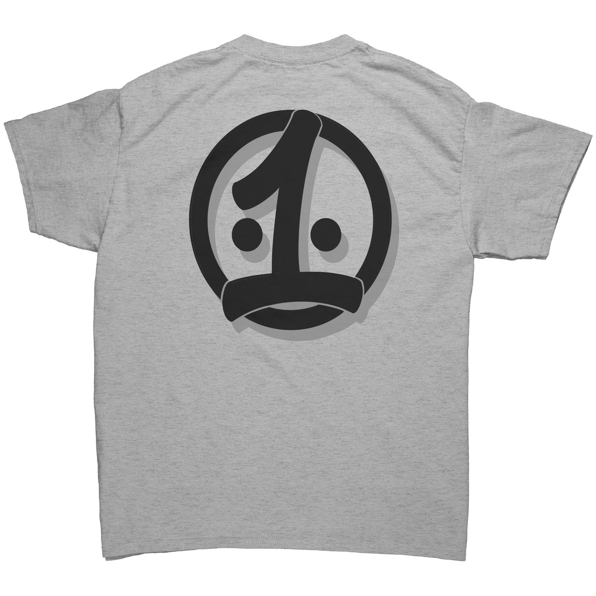 Solid black ONER short sleeve