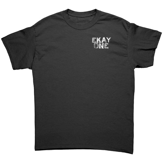 White ONER outline short sleeve