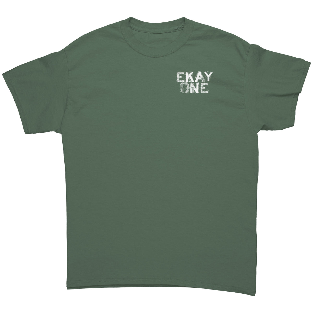 White ONER outline short sleeve
